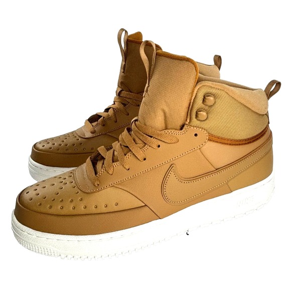 nike court vision mid tan